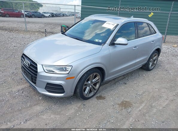WA1EFCFS2GR015436 2016 AUDI Q3 Silver წინა მარცხენა ხედი სამი მეოთხედიდან
