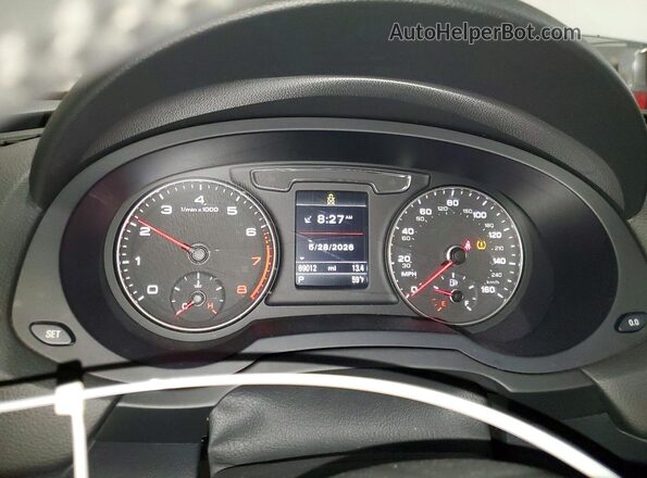 WA1EFCFS4GR016412 2016 AUDI Q3 White Vista del cuadro de instrumentos