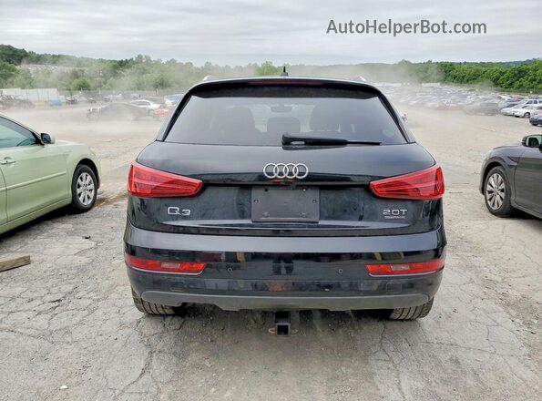WA1EFCFS6GR007145 2016 AUDI Q3 Black Հետևի տեսք