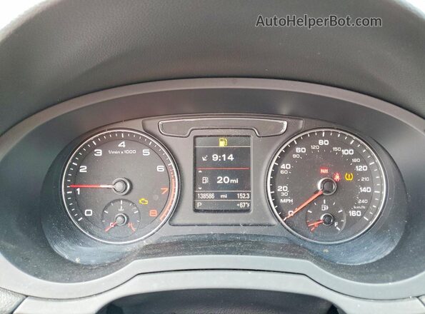 WA1EFCFS6GR007145 2016 AUDI Q3 Black Սարքավորումների վահանակի տեսք