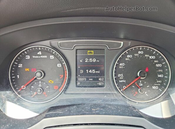 WA1EFCFS6GR007789 2016 AUDI Q3 Gray Vista del cuadro de instrumentos