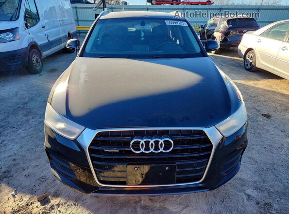 WA1EFCFS8GR000732 2016 AUDI Q3 Black წინა ხედი