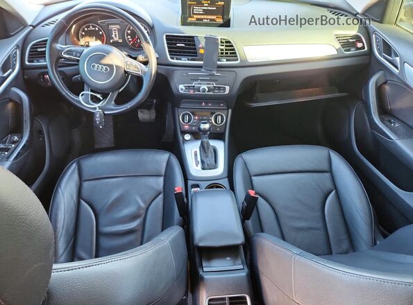 WA1EFCFS8GR000732 2016 AUDI Q3 Black წინა პანელის ხედი