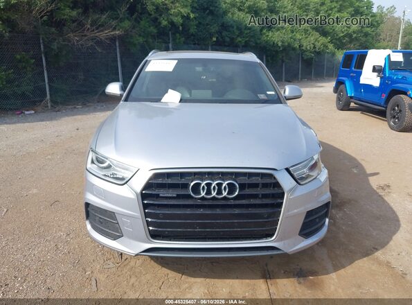 WA1EFCFS8GR011195 2016 AUDI Q3 Silver Vista del cuadro de instrumentos