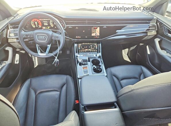 WA1EVAF10MD029102 2021 AUDI Q8 White Dashboard view