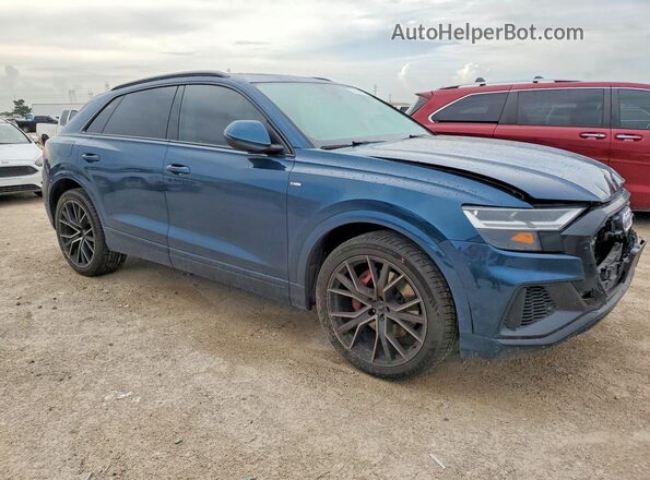 WA1EVAF12LD026197 2020 AUDI Q8 Blue Przód prawy