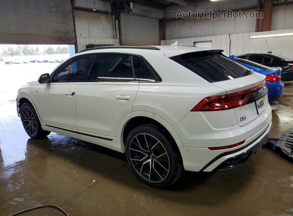 WA1EVAF16KD027464 2019 AUDI Q8 White Trasero izquierdo