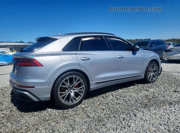 WA1EVAF18KD020872 2019 AUDI Q8 Серебряный Задняя правая четверть