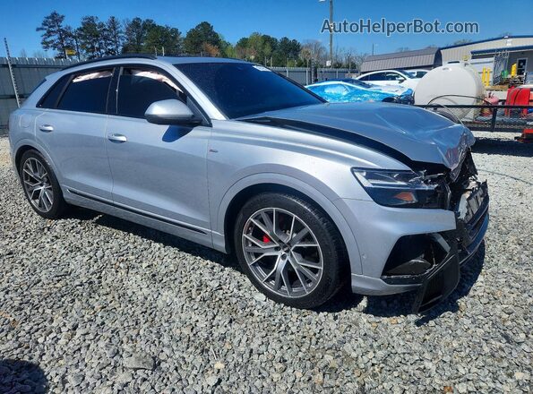 WA1EVAF18KD020872 2019 AUDI Q8 Серебряный Передняя правая четверть