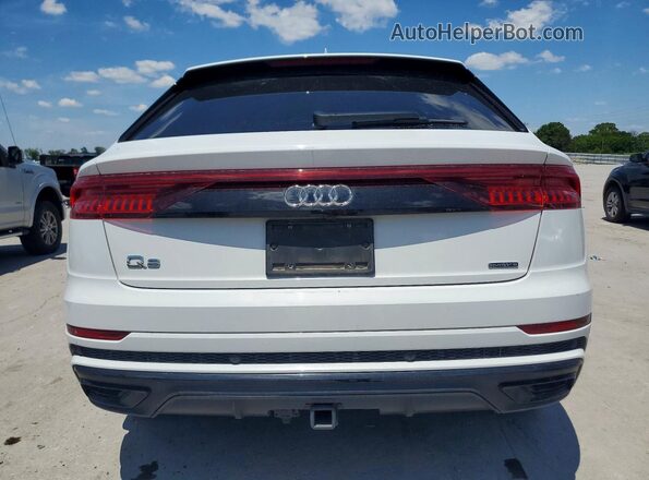 WA1EVAF18LD007590 2020 AUDI Q8 White Հետևի տեսք