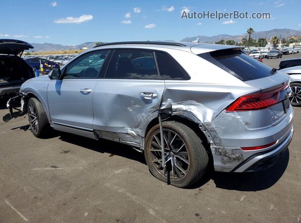 WA1EVAF1XKD017472 2019 AUDI Q8 Silver Trasero izquierdo