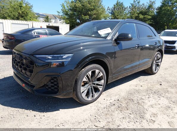 WA1EVBF12SD006780 2025 AUDI Q8 Black წინა მარცხენა ხედი სამი მეოთხედიდან