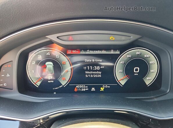 WA1EVBF14PD023894 2023 AUDI Q8 White Սարքավորումների վահանակի տեսք