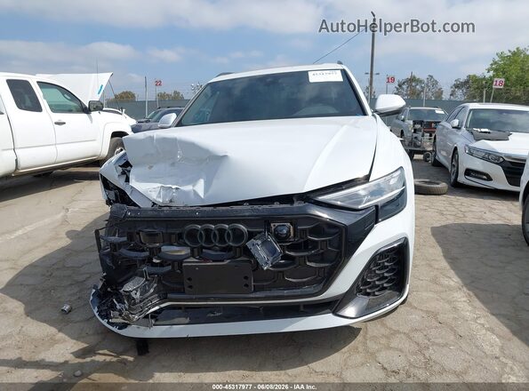 WA1EVBF16TD017752 2026 AUDI Q8 White Instrument cluster view