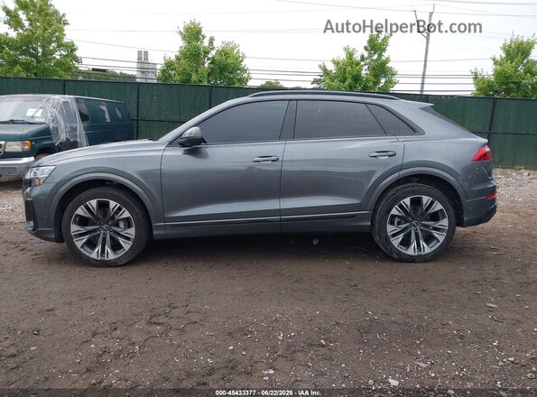 WA1EVBF1XSD008342 2025 AUDI Q8 Gray სალონის 360-გრადუსიანი ხედი