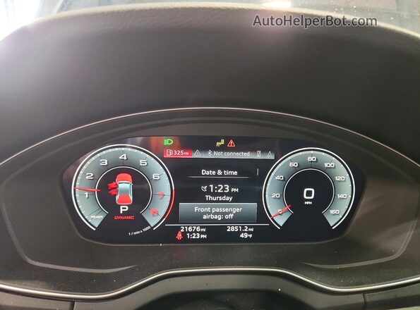 WA1FAAFY2R2006789 2024 AUDI Q5 Черный Вид щитка приборов