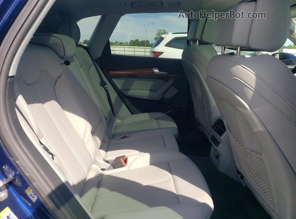 WA1FAAFY6N2108543 2022 AUDI Q5 Blue Rear interior view