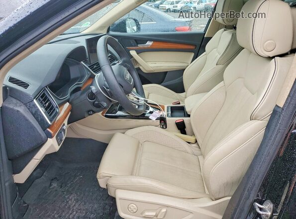 WA1FAAFY9N2014933 2022 AUDI Q5 Black წინა სალონის ხედი