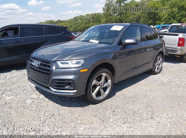 WA1FNAFY8L2094033 2020 AUDI Q5 Gray Առջևի ձախ երեք քառորդ տեսարան
