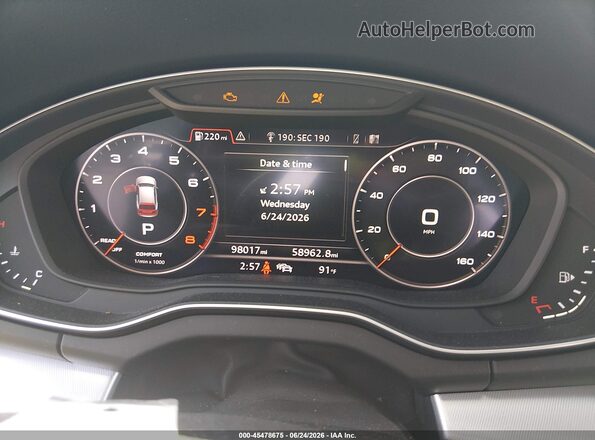WA1FNAFY8L2094033 2020 AUDI Q5 Gray Հետևի նստատեղերի տեսք