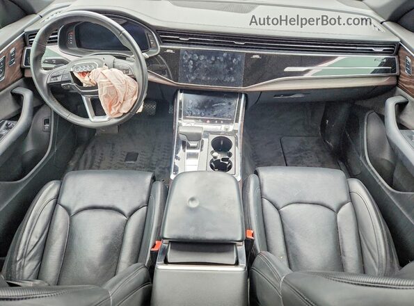 WA1FVAF15KD036094 2019 AUDI Q8 Black Dashboard view