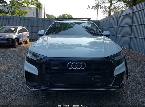 WA1FVAF17KD040597 2019 AUDI Q8 White Instrument cluster view