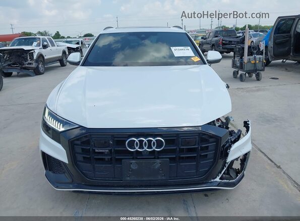 WA1FVBF14ND024335 2022 AUDI Q8 White უკანა სალონის ხედი