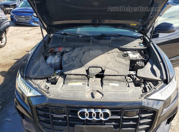 WA1FVBF18KD035317 2019 AUDI Q8 Black Engine compartment view