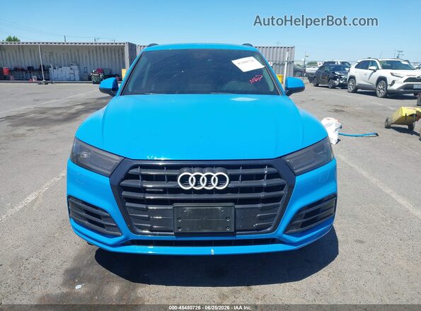 WA1G2AFY1L2060965 2020 AUDI Q5 Blue Widok wnętrza z tyłu