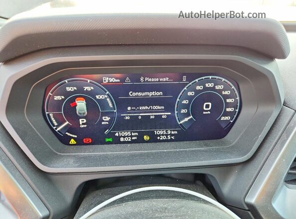 WA1G2AFZ4PP072027 2023 AUDI Q4 Black Widok zestawu wskaźników