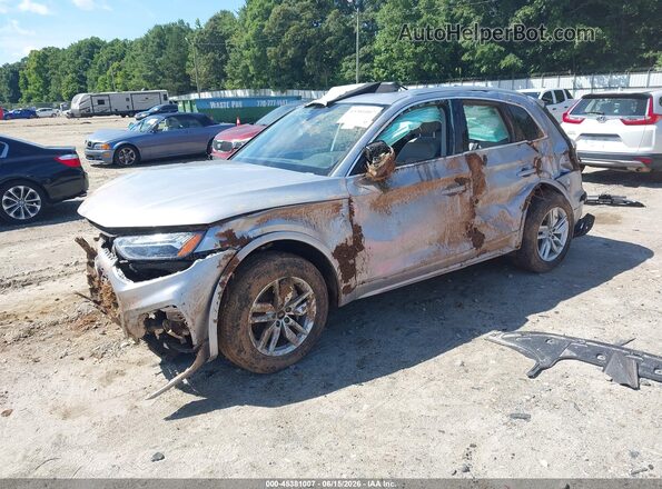 WA1GAAFY2N2070247 2022 AUDI Q5 Silver Передня ліва чверть