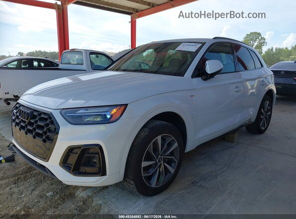 WA1GAAFY2R2129934 2024 AUDI Q5 White Vista tres cuartos delantera izquierda