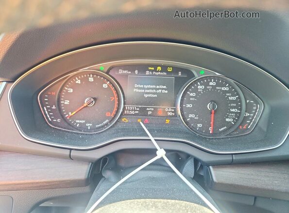 WA1GAAFY3R2153093 2024 AUDI Q5 Gray Instrument cluster view