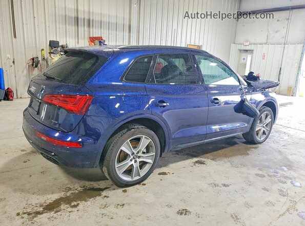 WA1GAAFY5S2016744 2025 AUDI Q5 Синий Задняя правая четверть