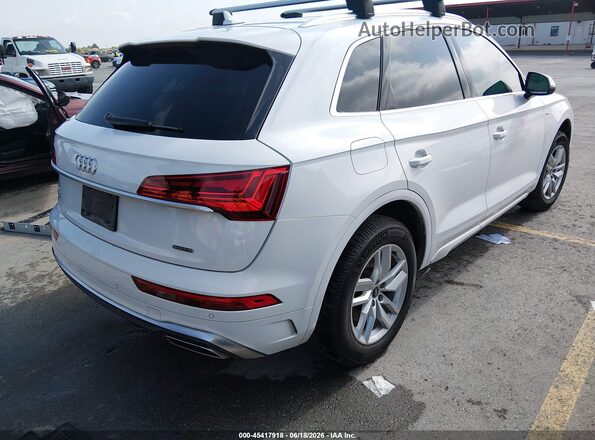WA1GAAFY6N2002114 2022 AUDI Q5 White უკანა მარჯვენა