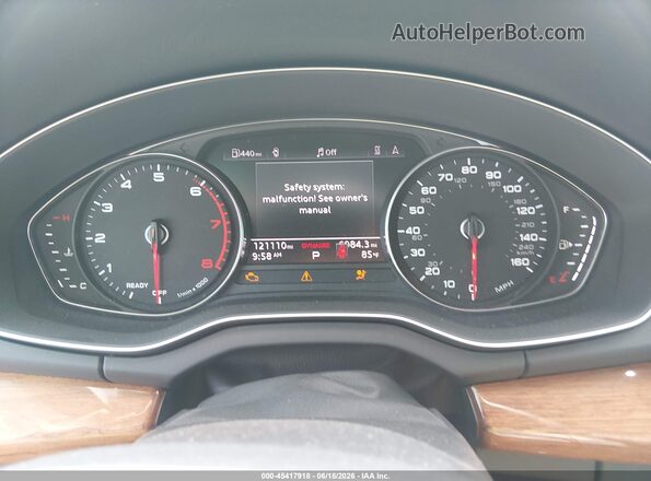 WA1GAAFY6N2002114 2022 AUDI Q5 White უკანა სავარძლების ხედი