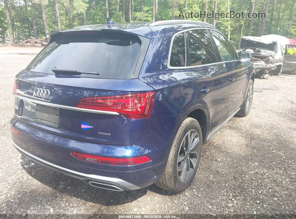 WA1GAAFY7N2049071 2022 AUDI Q5 Blue Rear right