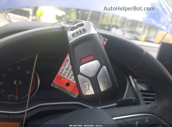 WA1GAAFY7N2049071 2022 AUDI Q5 Blue Dashboard view
