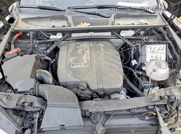 WA1GAAFY7P2014548 2023 AUDI Q5 Black Vista del compartimento del motor