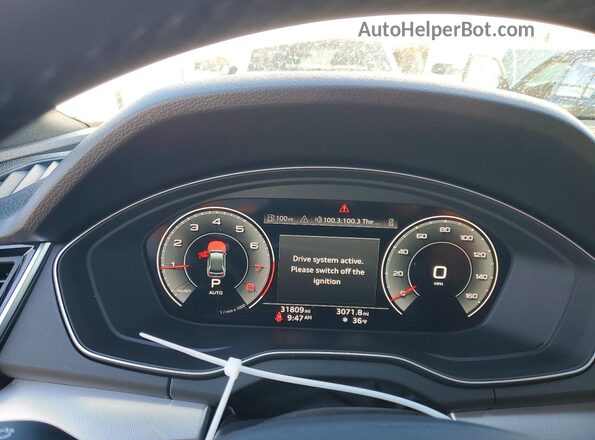WA1GAAFY7R2111798 2024 AUDI Q5 Белый Вид щитка приборов