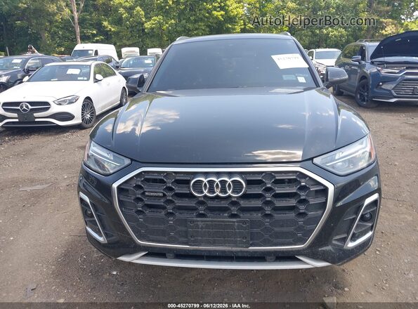 WA1GAAFY9N2084324 2022 AUDI Q5 Black Widok wnętrza z tyłu