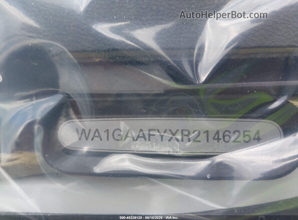 WA1GAAFYXR2146254 2024 AUDI Q5 White Vista del compartimento del motor
