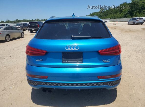 WA1GFCFS0GR008476 2016 AUDI Q3 Blue უკანა ხედი