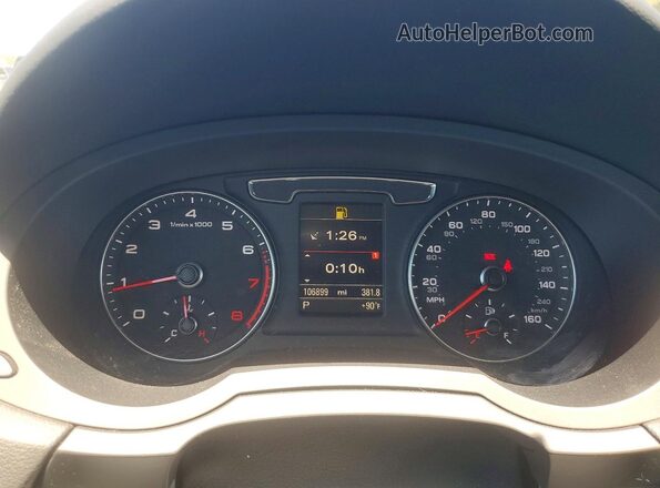 WA1GFCFS0GR008476 2016 AUDI Q3 Blue ხელსაწყოთა პანელის ხედი