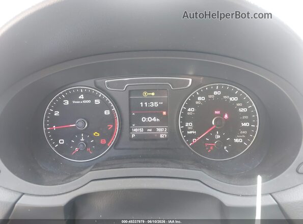 WA1GFCFS2GR018605 2016 AUDI Q3 Black უკანა სავარძლების ხედი