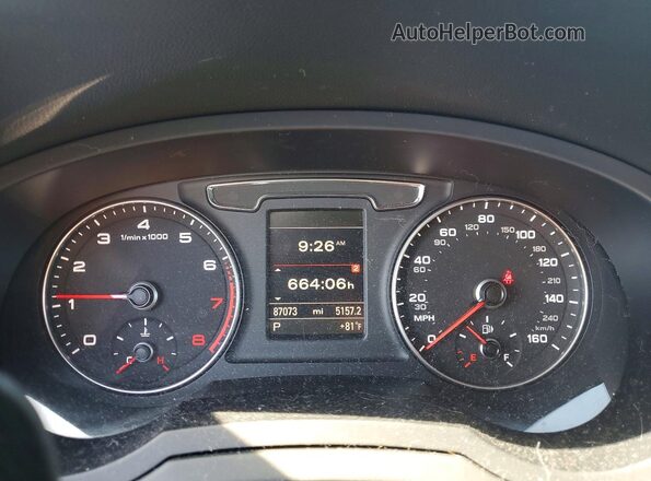 WA1GFCFS4GR009792 2016 AUDI Q3 Black Vista del cuadro de instrumentos