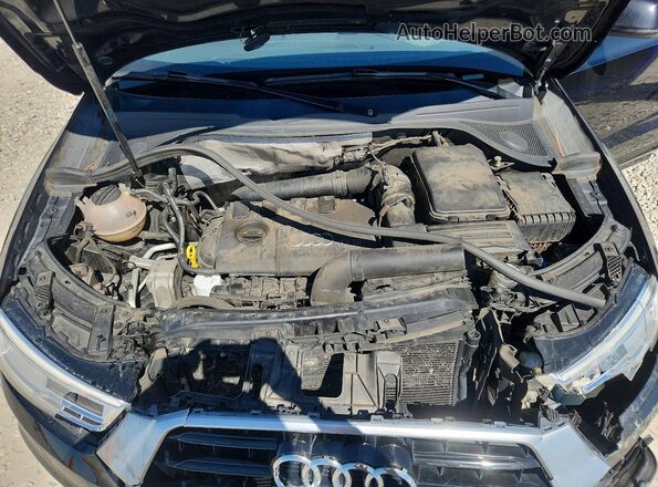 WA1GFCFS6GR005145 2016 AUDI Q3 Black ძრავის განყოფილების ხედი