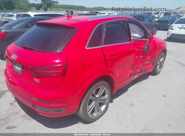 WA1GFCFS7GR009785 2016 AUDI Q3 Red უკანა მარჯვენა