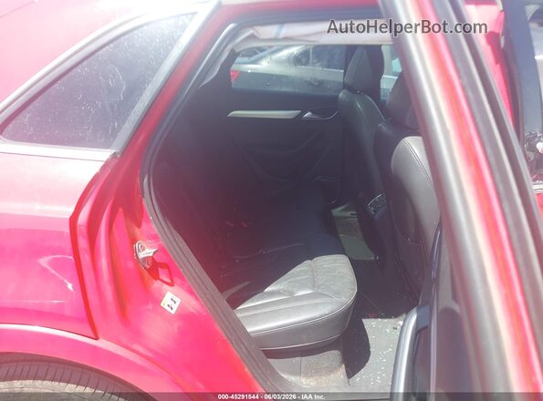 WA1GFCFS7GR009785 2016 AUDI Q3 Red VIN კოდის სტიკერის ხედი