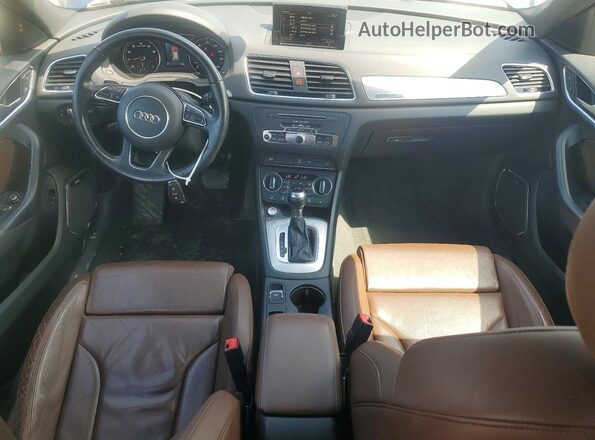 WA1GFCFS9GR016477 2016 AUDI Q3 Blue Widok deski rozdzielczej